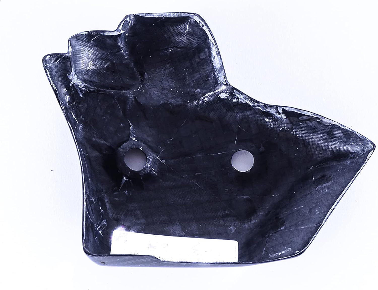 Bestem Carbon Fiber Coolant Reservoir Cover Water Pump Cover Panel Twill Weave for 2009-2014 Yamaha R1