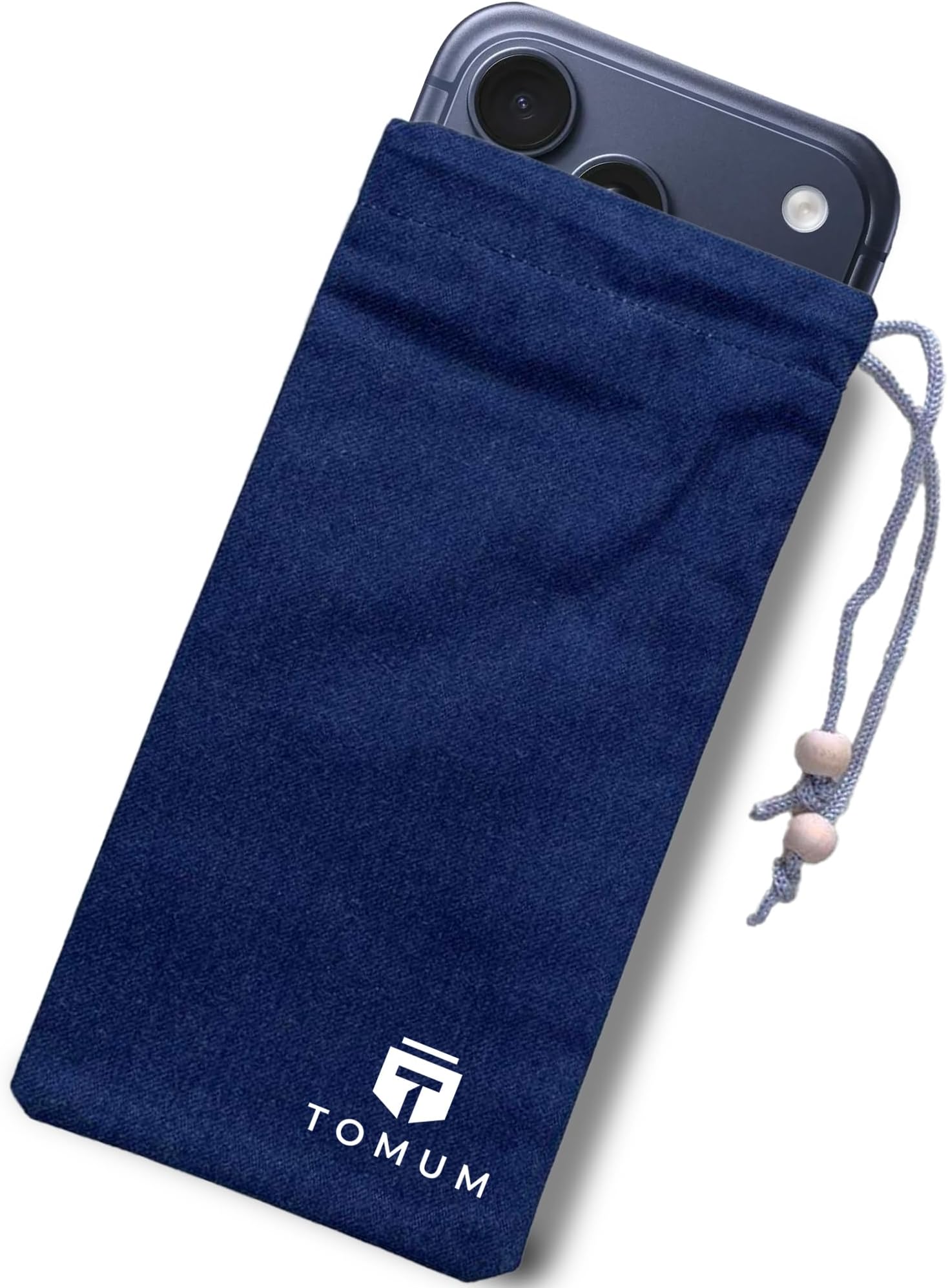 TOMUM EMF Shield Sleeve for Cell Phone - Protection Smartphone Pouch - Anti EMP Bag - Signal Blocking Case for Radiation 5G RFID (Blue, 1 Pack)