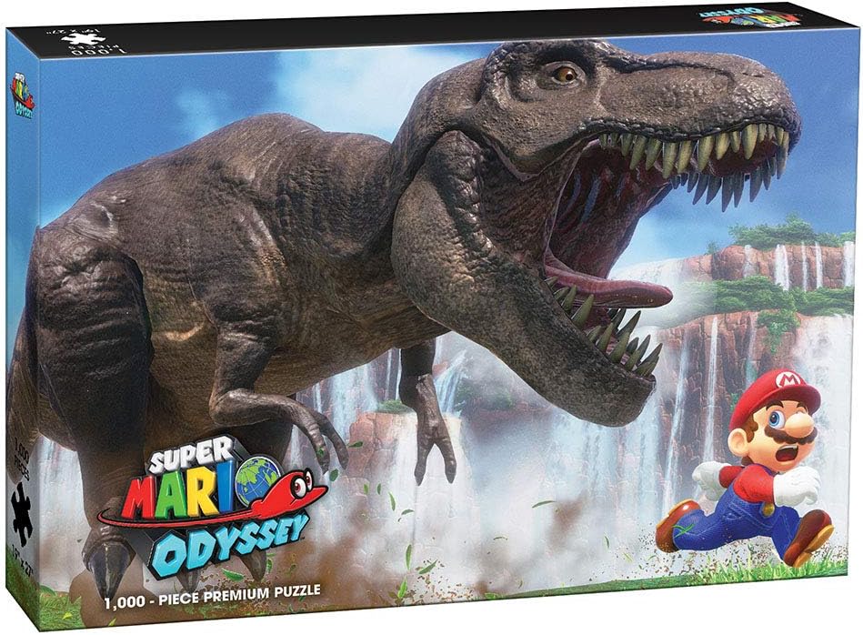 Super Mario Odyssey The Chase 1000 Piece Jigsaw Puzzle | Super Mario Odyssey Video Game Collectible Puzzle | Mario Bros Toys