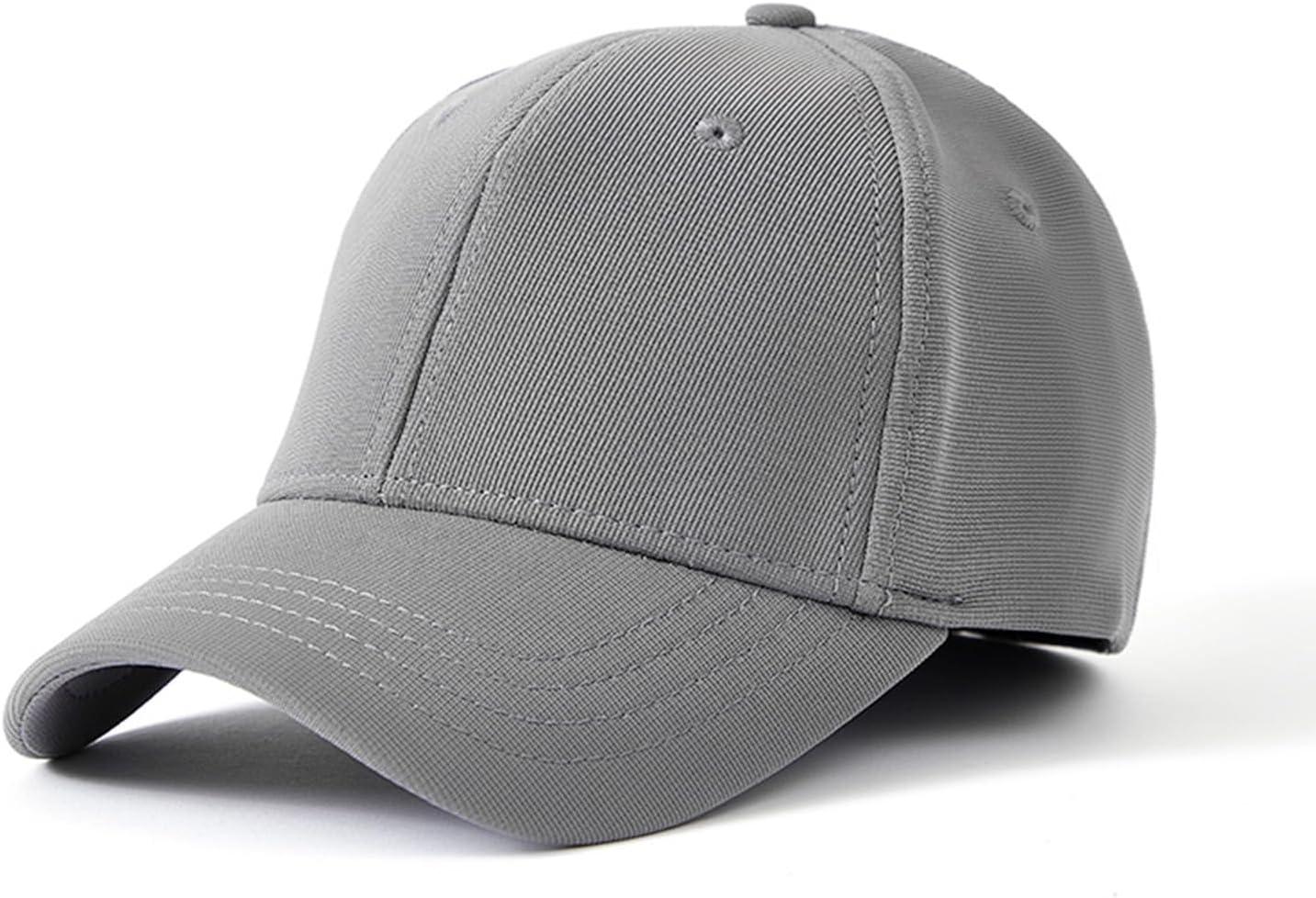 6 Panel Stretch Full Closed Baseball Caps Men's Blank Fitted Cap Curved Brim Elastic Closed Back Hat Q2426 - Image 6