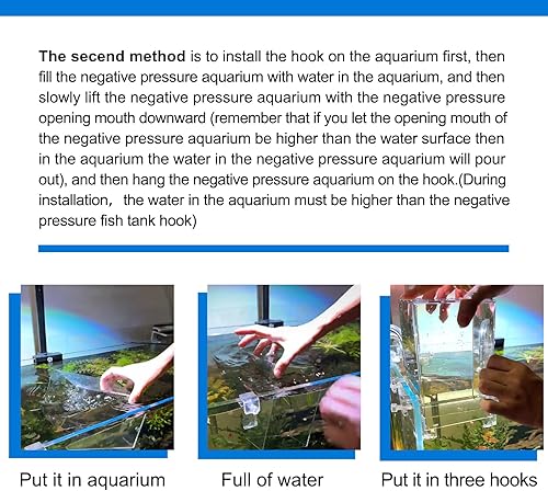Miniatura 5 de Presión negativa Tanque de peces de acuario Tanque de peces fresco Acuario Reabastecedores de agua Nivel de agua Mantenimiento de recarga automática