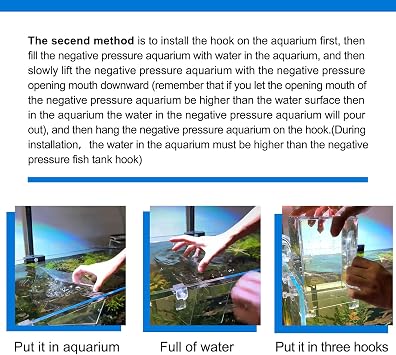 Negative Pressure Aquarium Fish Tank Cool Fish Tank Aquarium Water replenishers Water Level auto-Refill Maintenance