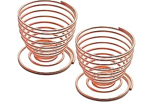 Makeup sponge holder stand set made of Rose-Gold