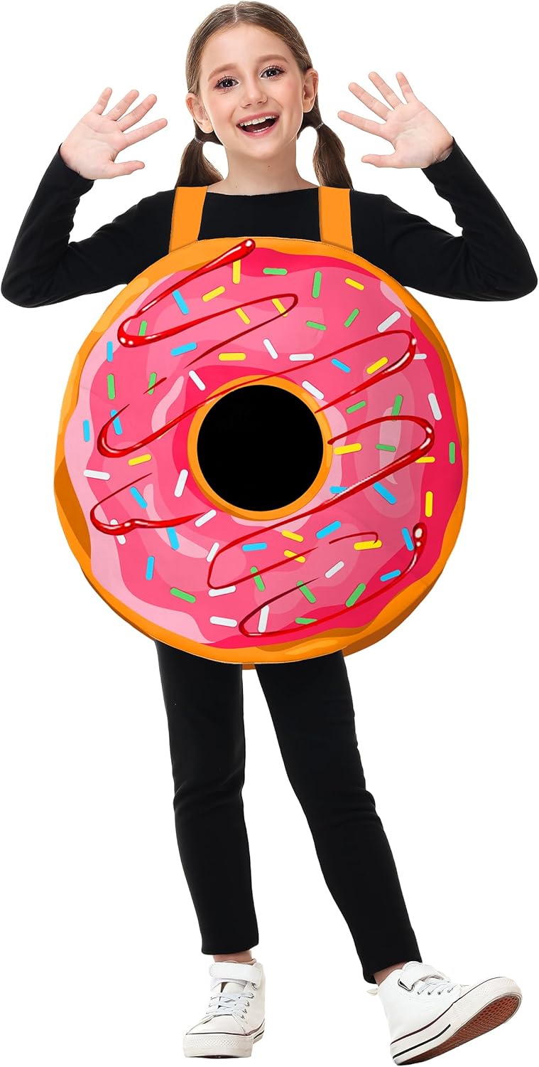 AOBUTE Boy Girls Halloween Carrot Waffle Banana Doughnut Cookie Costume Kids Food Suit