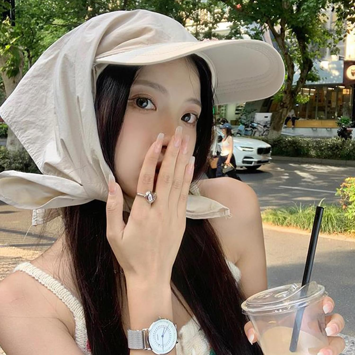 Sunproof Baseball Caps with Tie Turban Hat for Travel Adult Outdoor Adjust Size Cycling Hiking Sun Hat Baseball C