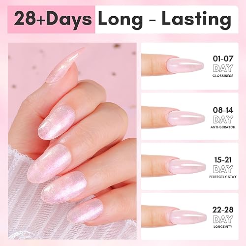 Vista 39 de Makartt - Gel de uñas de polietileno, 1.7 oz (50 ml), constructor, extensión, fortalecedor, gel de color duro, multifuncional, larga duración, fácil