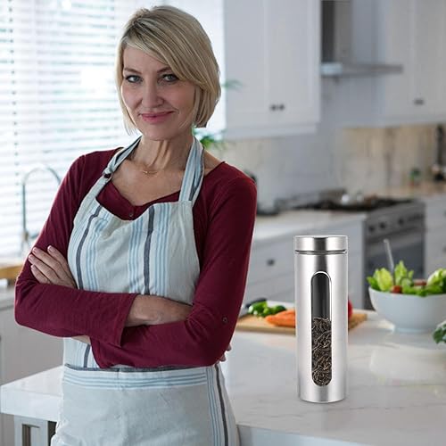 Miniatura 7 de BESPORTBLE Recipientes de almacenamiento de acero inoxidable con tapas para alimentos para llevar, recipientes de alimentos con tapas, recipiente de