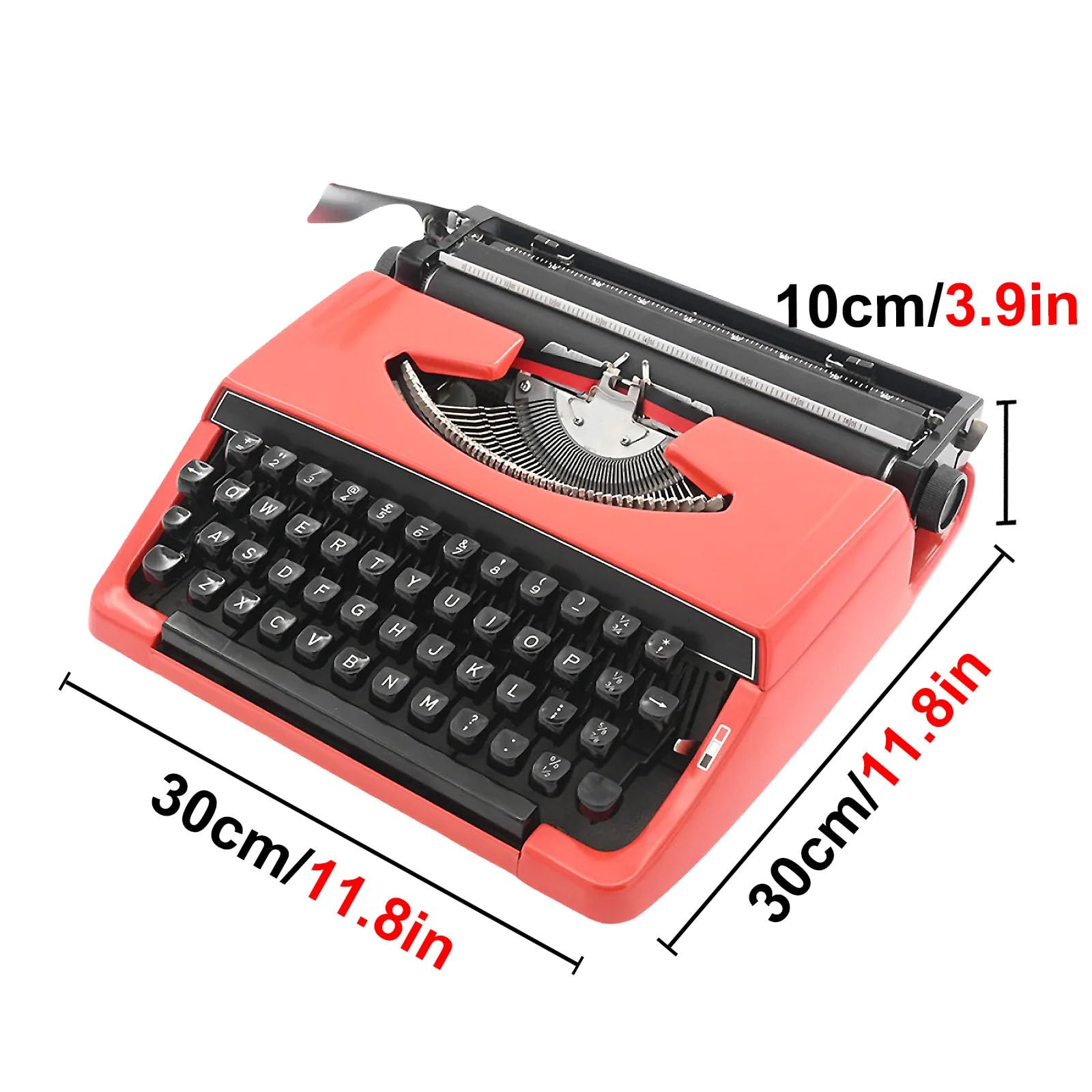 Macchina da Scrivere Meccanica - Macchina da Scrivere Manuale Inglese Portatile retrò per Scrittura Creativa, restauro Artigianale ed Esperienza Glamour Vintage nello Studio del Produttore