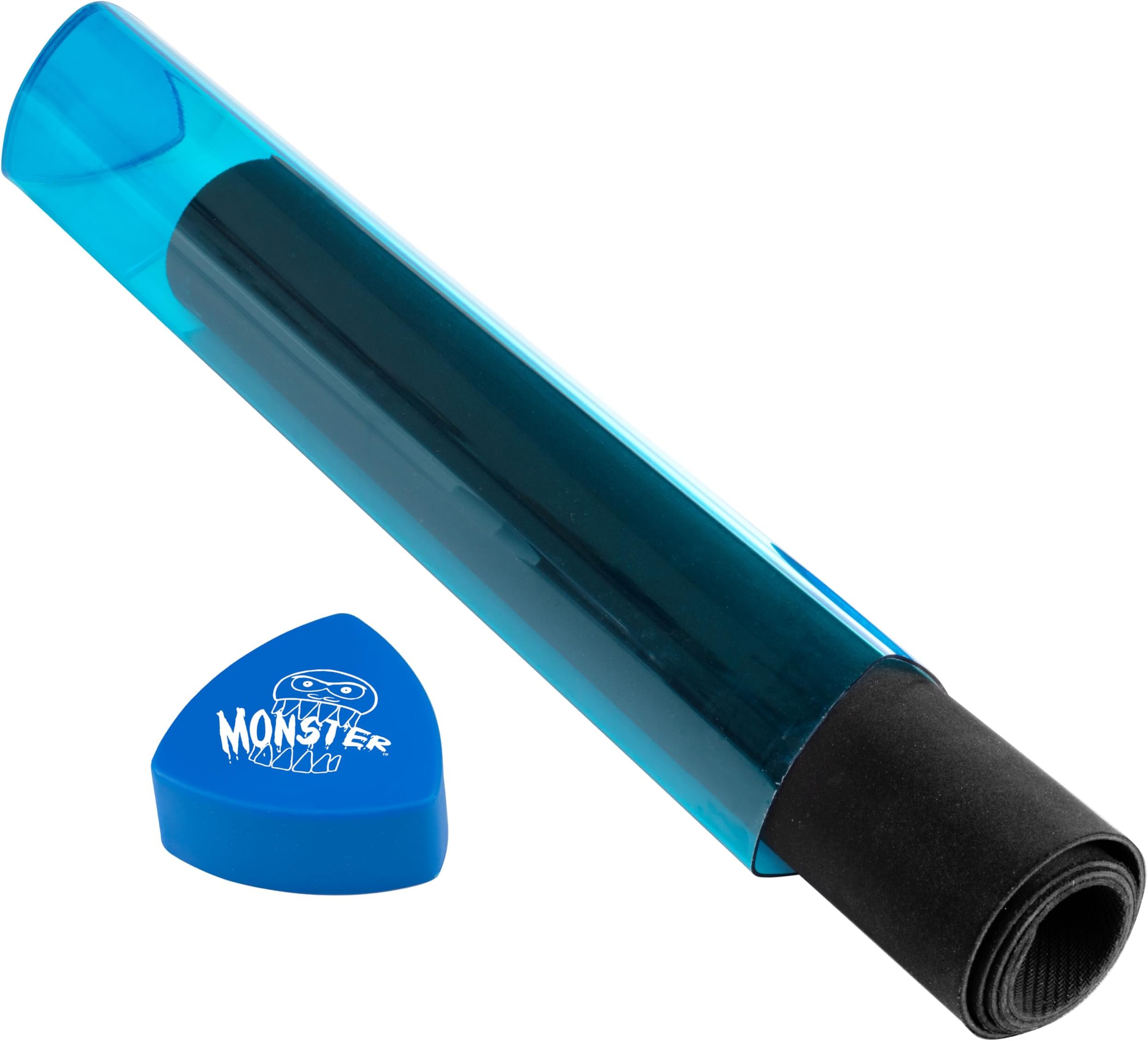 The Original Monster Prism Playmat Tube (Blue) - Easy in and Out Case Design, Holder Won't Roll Off Surfaces - TCG Game Mat Storage Compatible with Pokรฉmon, Yu-Gi-Oh!, MTG, Magic: The Gathering, RPG