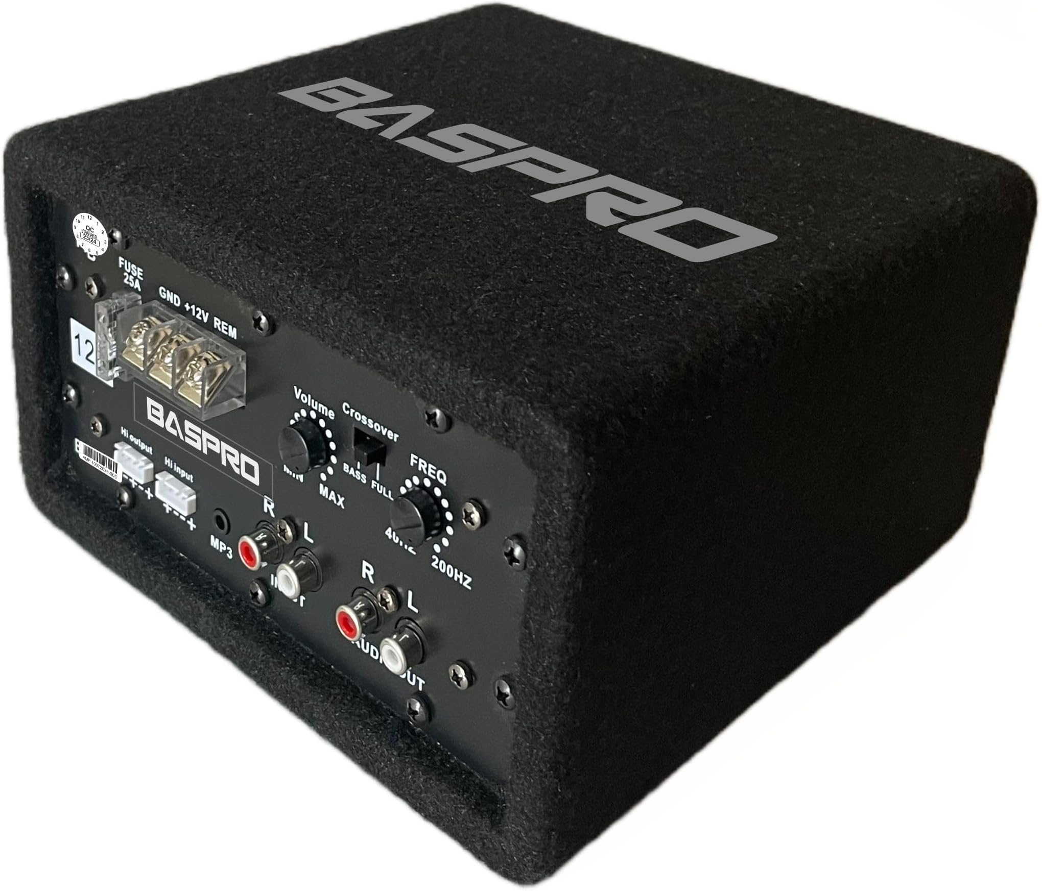 AMP-10, DC-12V Automotive Mono Amplifier MOSFET Based for Without amp Subwoofer/Passive Bass Tube Etc.