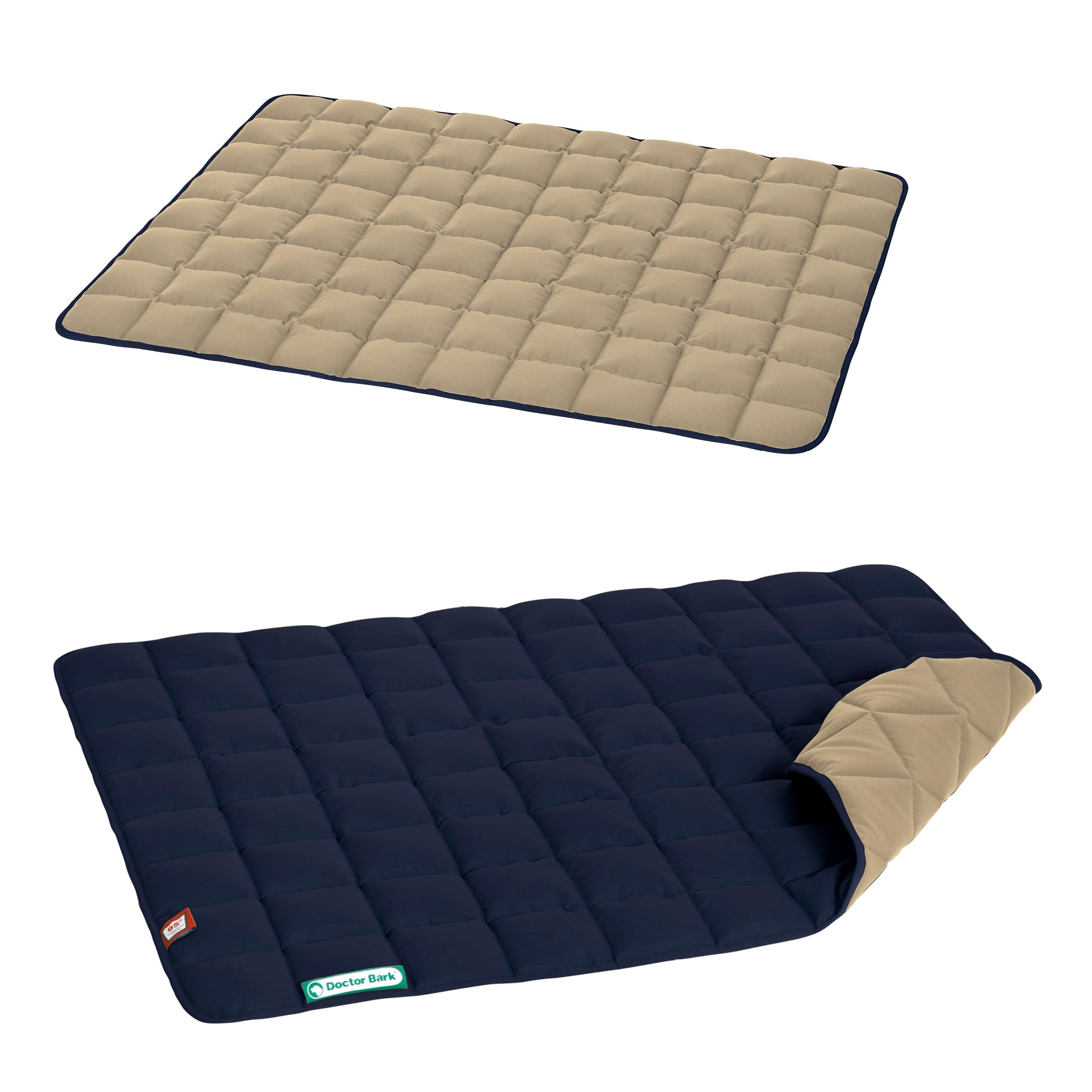 Doctor Bark Manta para Perros, Suave, Perros Grandes, Resistente, para Interior y Exterior, Lavable hasta 95 °C (Talla L, Color marrón Dorado)