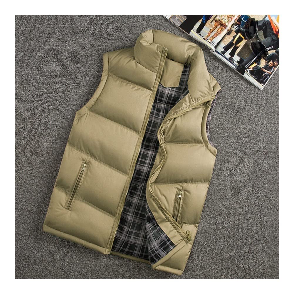 Kamizelka zimowa Jesień Zima Ciepła Bez Rękawów Kamizelka Kurtka Mężczyźni Slim Fit Kamizelka Casual Płaszcze Mężczyzna Kamizelka Zachodnia Kamizelki i kamizelki męskie odzież, kamizelki i kamizelki,