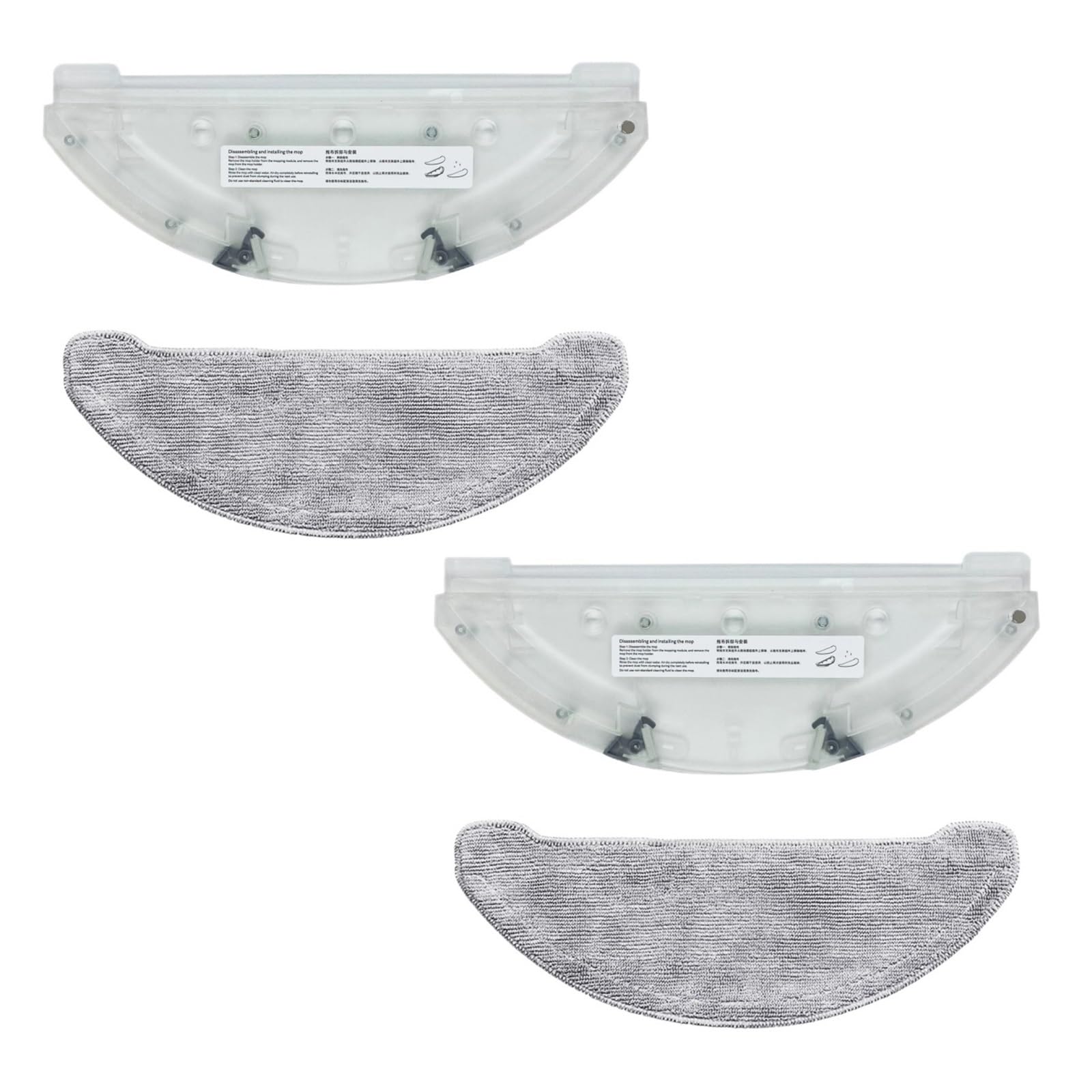 Cleaner Water Tank Spare Mop Tray Accessories，Compatible For ROIDMI EVE Plus，Robot Vacuum Cleaner Spare Parts
