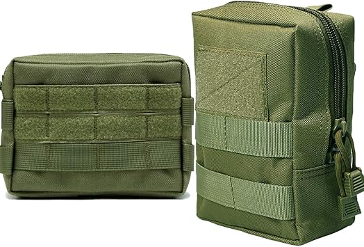 Amazon Molleポーチ Hoananタクティカルedcポーチmilitary Adminポーチcompact Hangingウエストバッグアウトドア狩猟 ハイキング キャンプ用 Hoanan スポーツ アウトドア