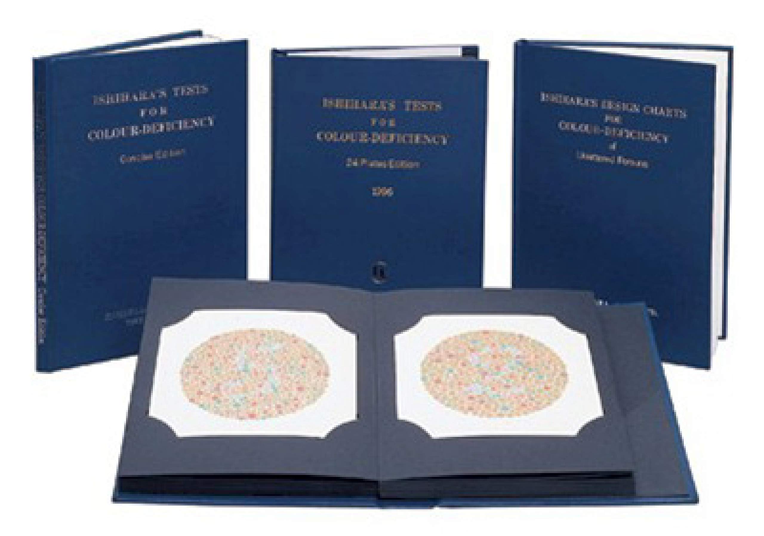 Ishihara Color Plate Test, 14 Plate, Vision Test for Red-Green Color Deficiencies, Circle of Dots wi