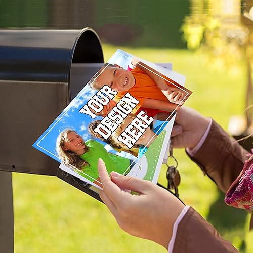 Miniatura 4 de Postales personalizadas con foto/texto, postales personalizadas, carga tu propio diseño, papel postal de 350gsm con embalaje para promociones