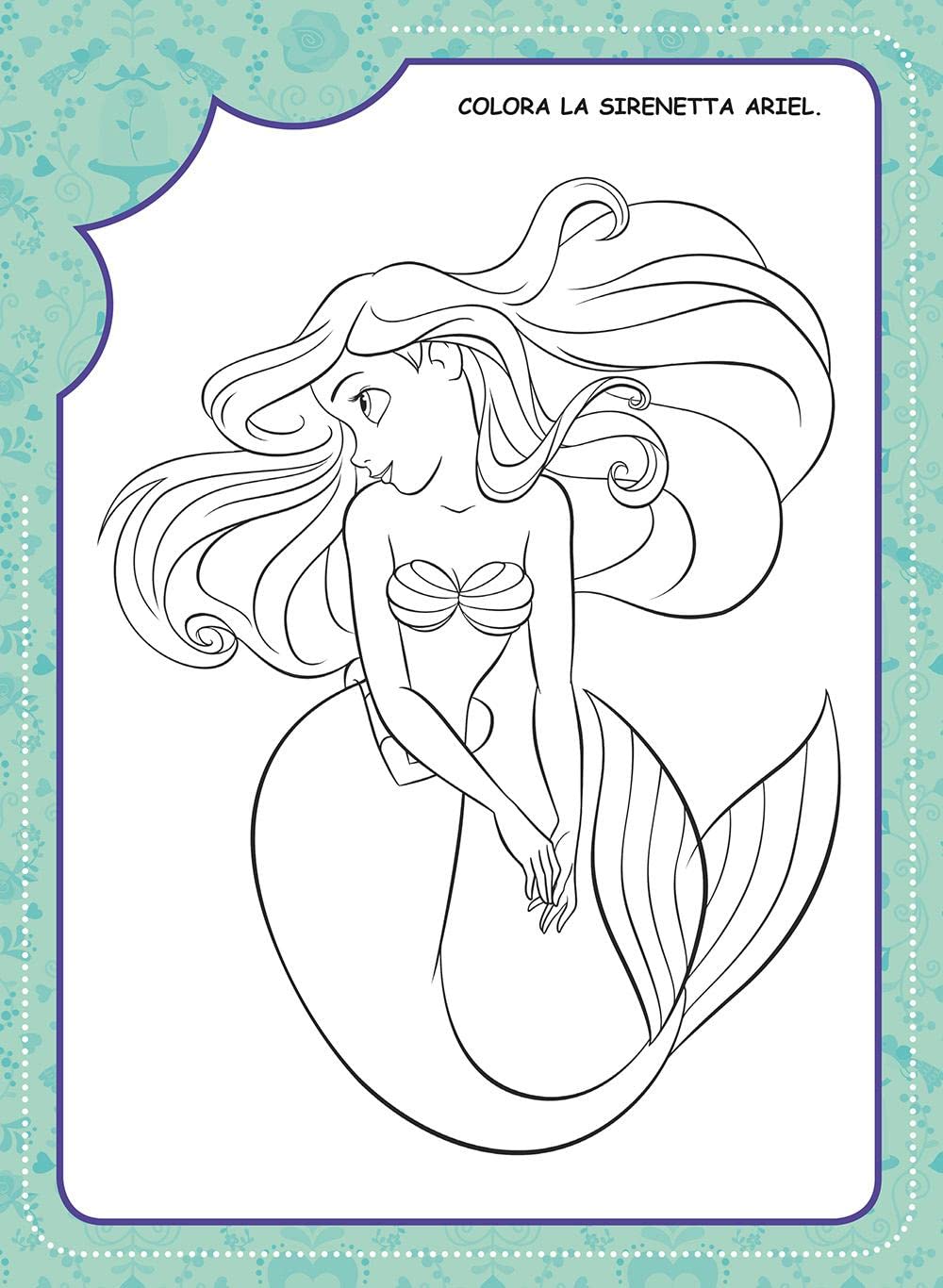 Disney Princess 100 pagine per colorare leggere giocare Sticker special color Ediz a colori