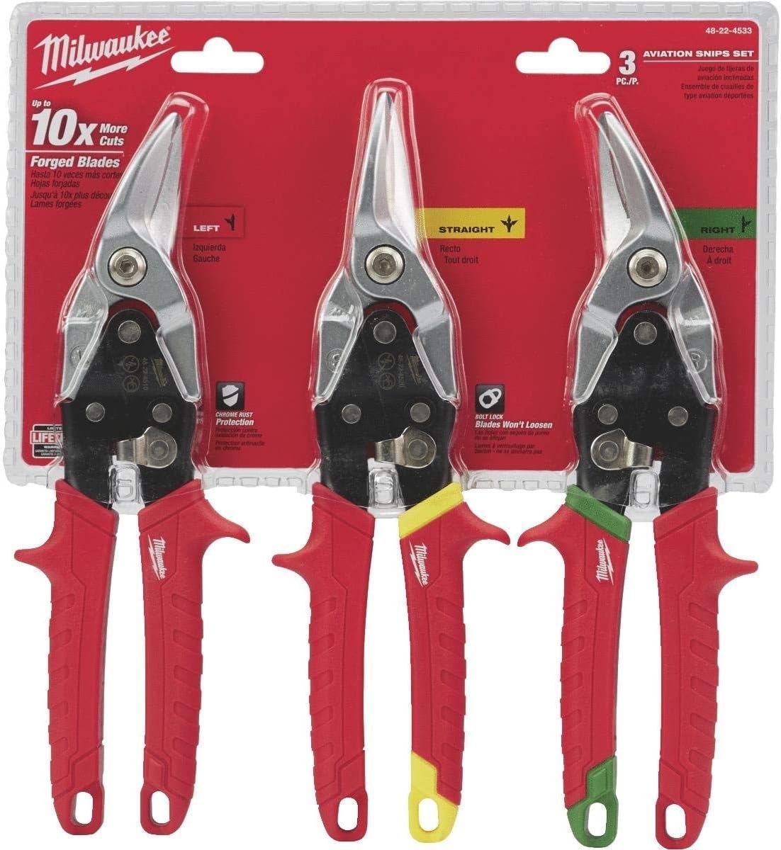 3-Piece Aviation Snip Set - 48-22-4533
