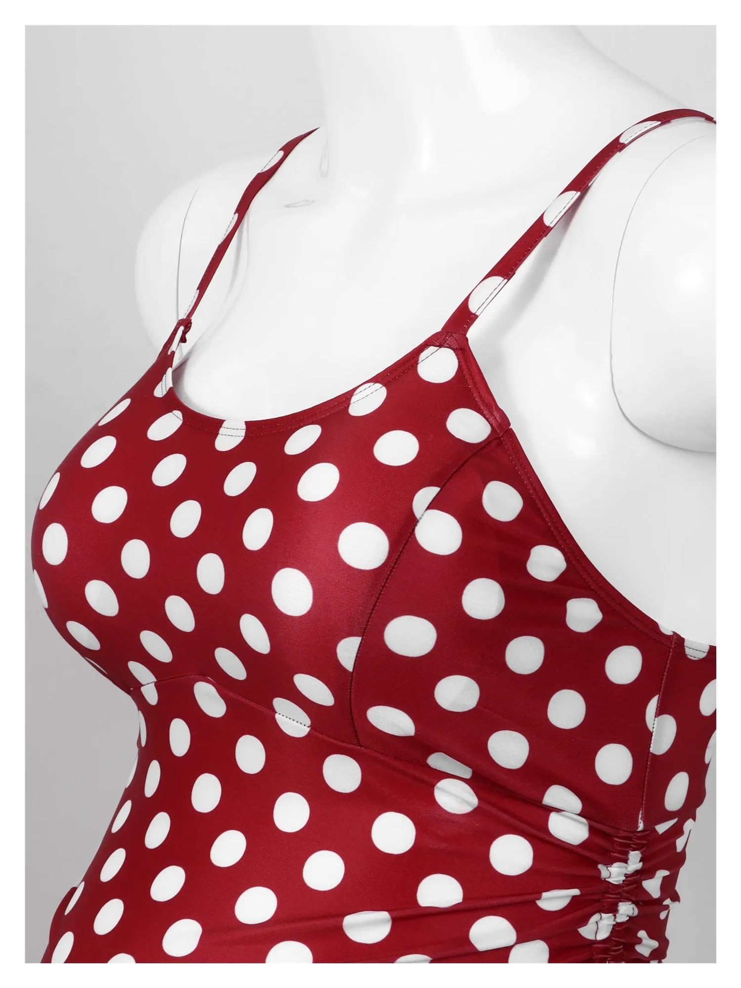 Traje de baño de Maternidad de una Pieza, Tankinis, for Mujeres Embarazadas, de Verano, con Lunares, Ropa de Playa, Traje de baño for Embarazadas(L)