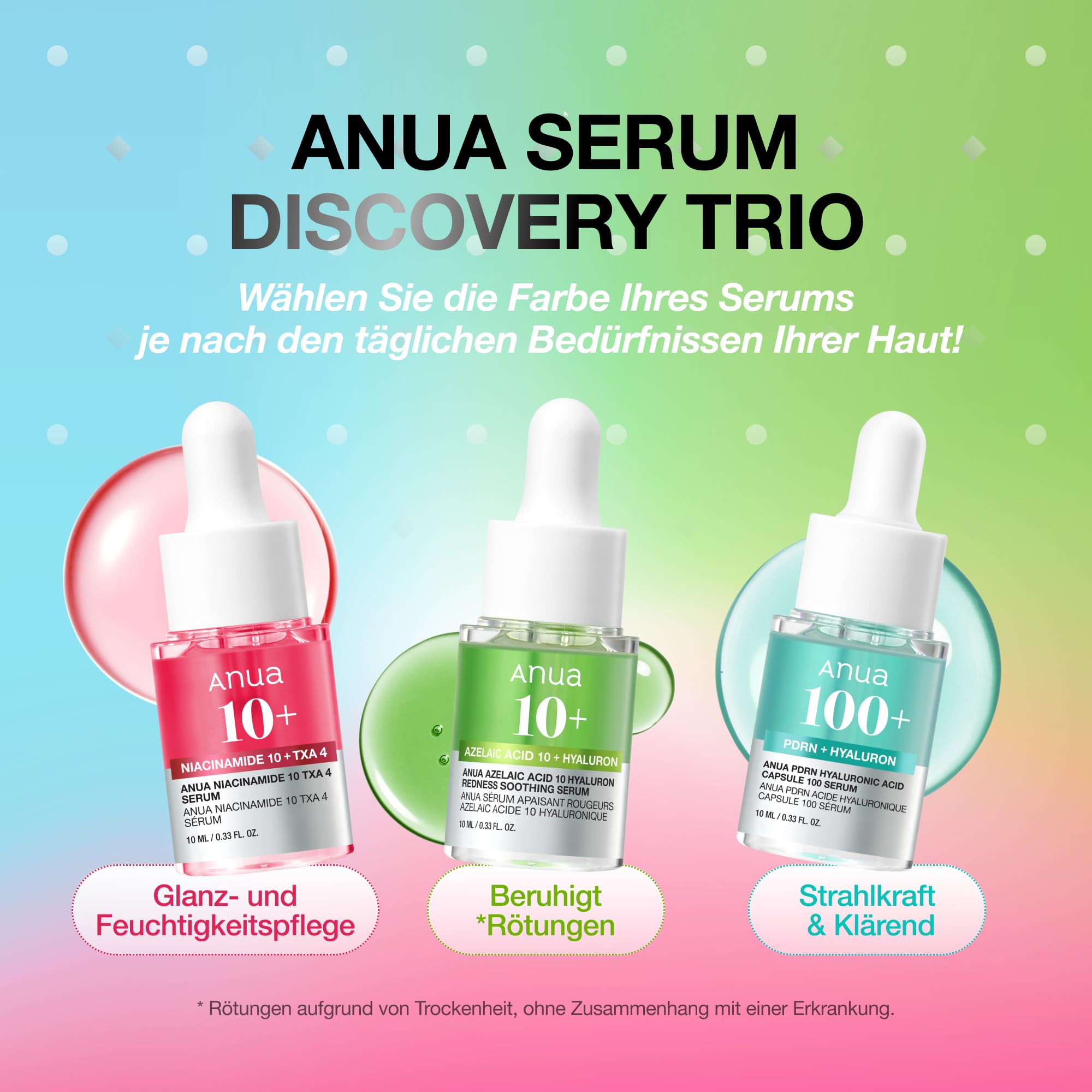 Amazon.com: Anua Serum Discovery Trio, Mini Face Serum Travel Size