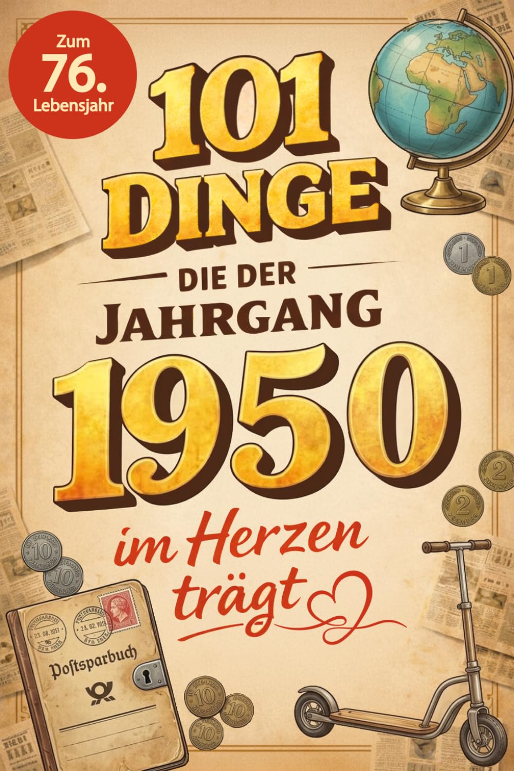 101 Dinge, die der Jahrgang 1950 im Herzen trägt: Eine nostalgische Zeitreise durch Kindheit und Jugend - Die unvergesslichen Erinnerungen, Fakten und ... (101 Dinge — Nostalgische Jahrgangsbücher)