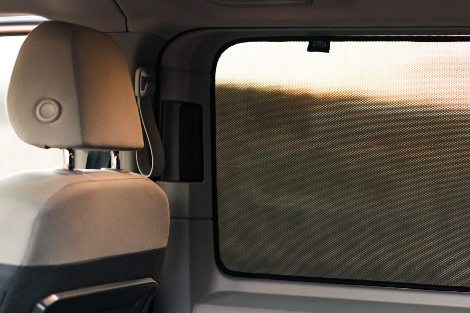 CAR SHADES Set (Porte Laterali Posteriori) Compatibile con Volkswagen T7 Multivan (Life) 2021- (2-Parti) Tendine Parasole su Misura