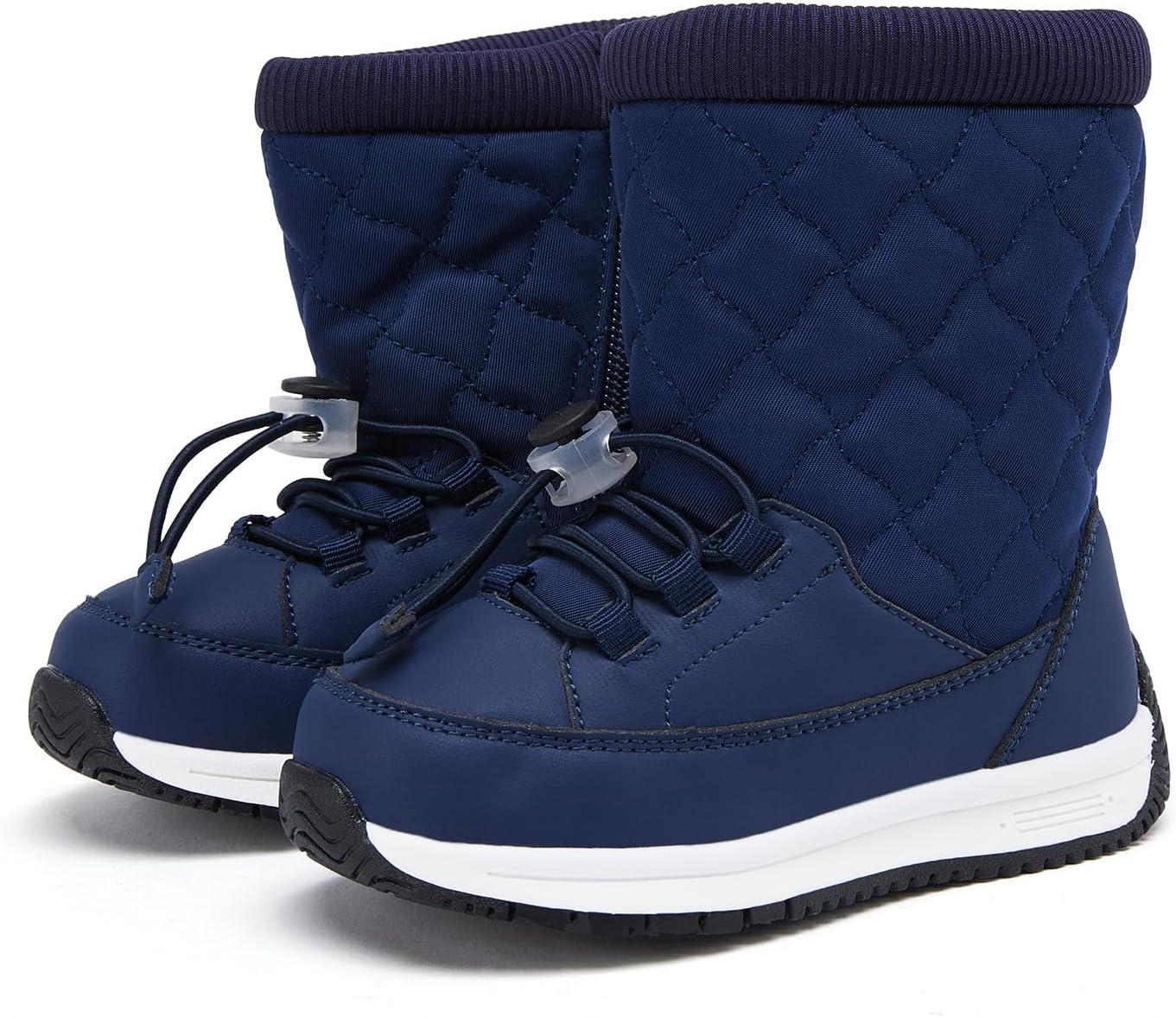 BMCiTYBM Toddler Boy Girl Snow Boots Waterproof Winter Warm Booties Nonslip Lightweight Outdoor Walking Shoes for Cold Weatehr