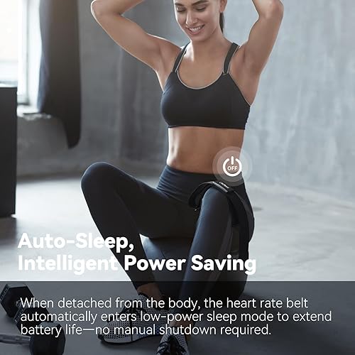 Miniatura 7 de CYCPLUS Monitor de frecuencia cardíaca H2Pro, Bluetooth ANT+ Monitor de frecuencia cardíaca con batería de 500 horas, IPX7 impermeable y resistente