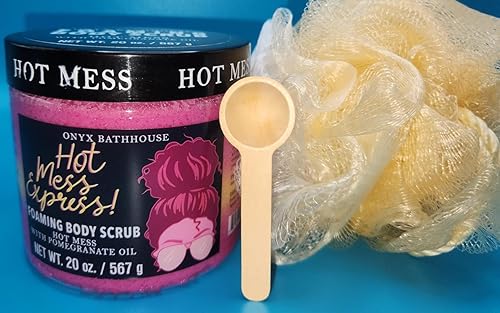 Onyx Bath House - Exfoliante corporal espumoso Hot Mess Express 20 onzas