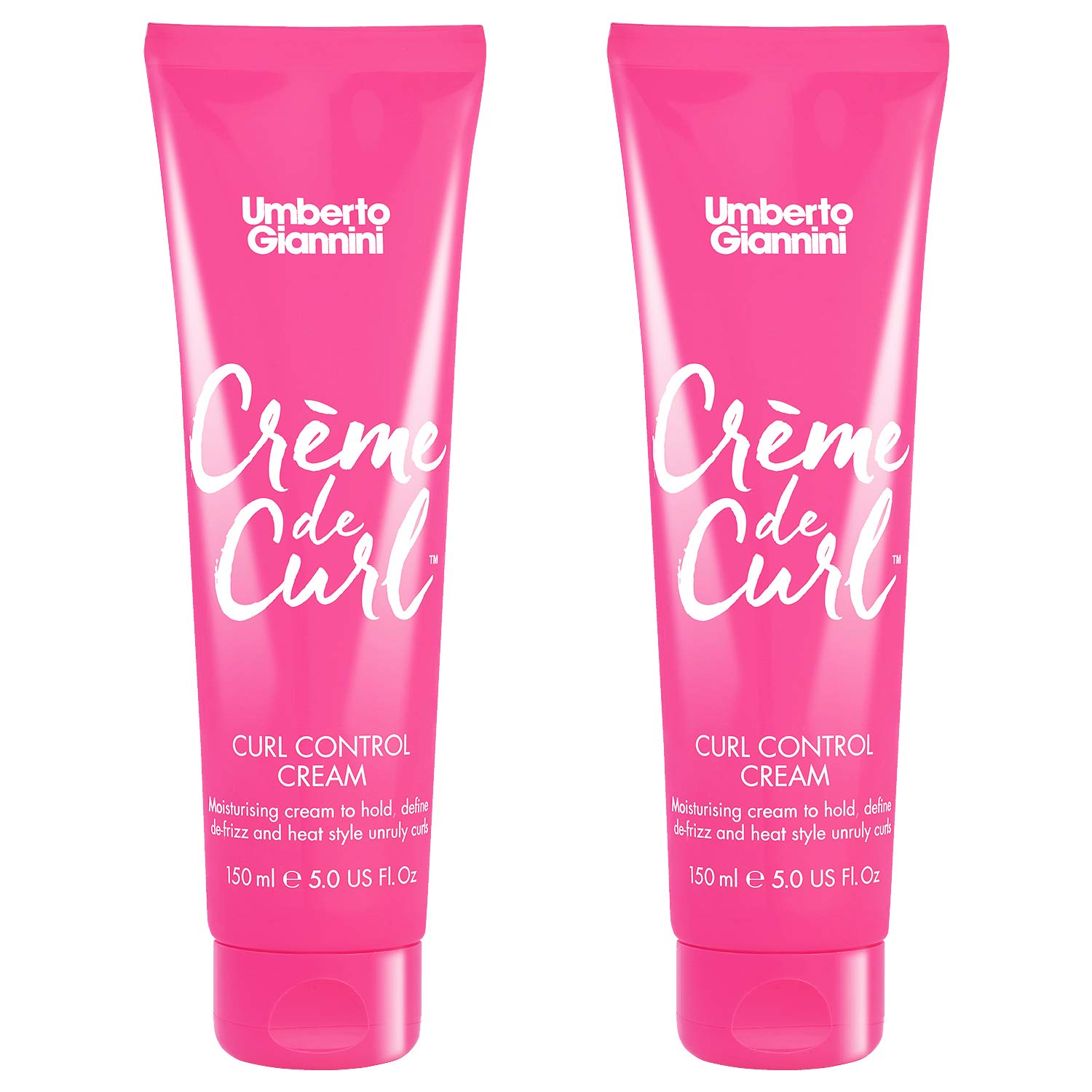 Umberto Giannini Creme De Curl Control Cream, Vegan & Cruelty Free Curl Control Cream, 150 ml, 2 Pack