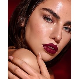 MAKI YIKA Burgundy Red Lipstick for Women Colorstay Long Lasting Lipsticks No Smudge Matte Liquid Lipstick Transferproof Cruelty-Free Lip Color, Burgundy