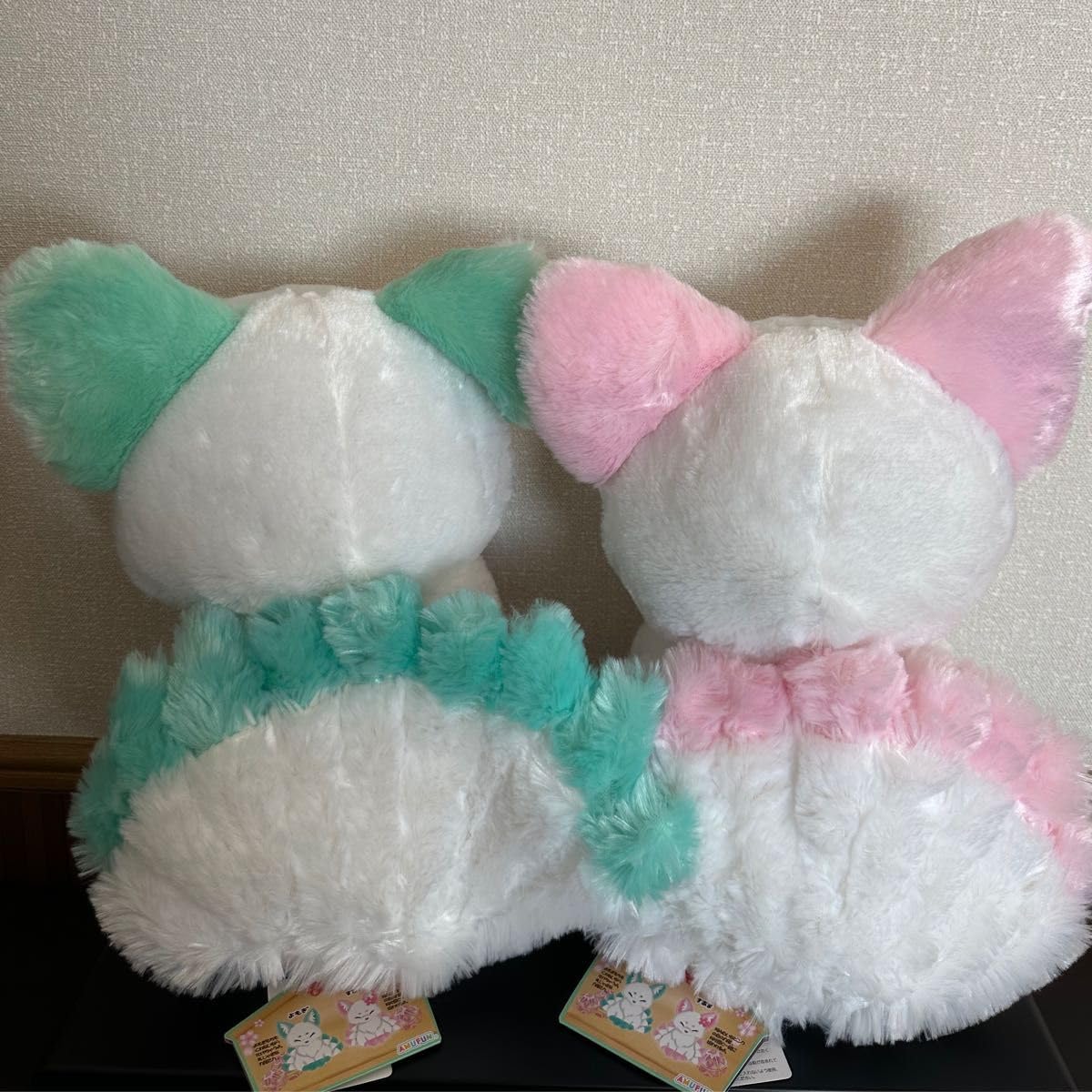 ちょコンとキツネ　九尾 ウルトラBIG よもぎ すあま ぬいぐるみ ２種セット ちょコンとキツネ 九尾 ウルトラBIGぬいぐるみ マスコット よもぎ