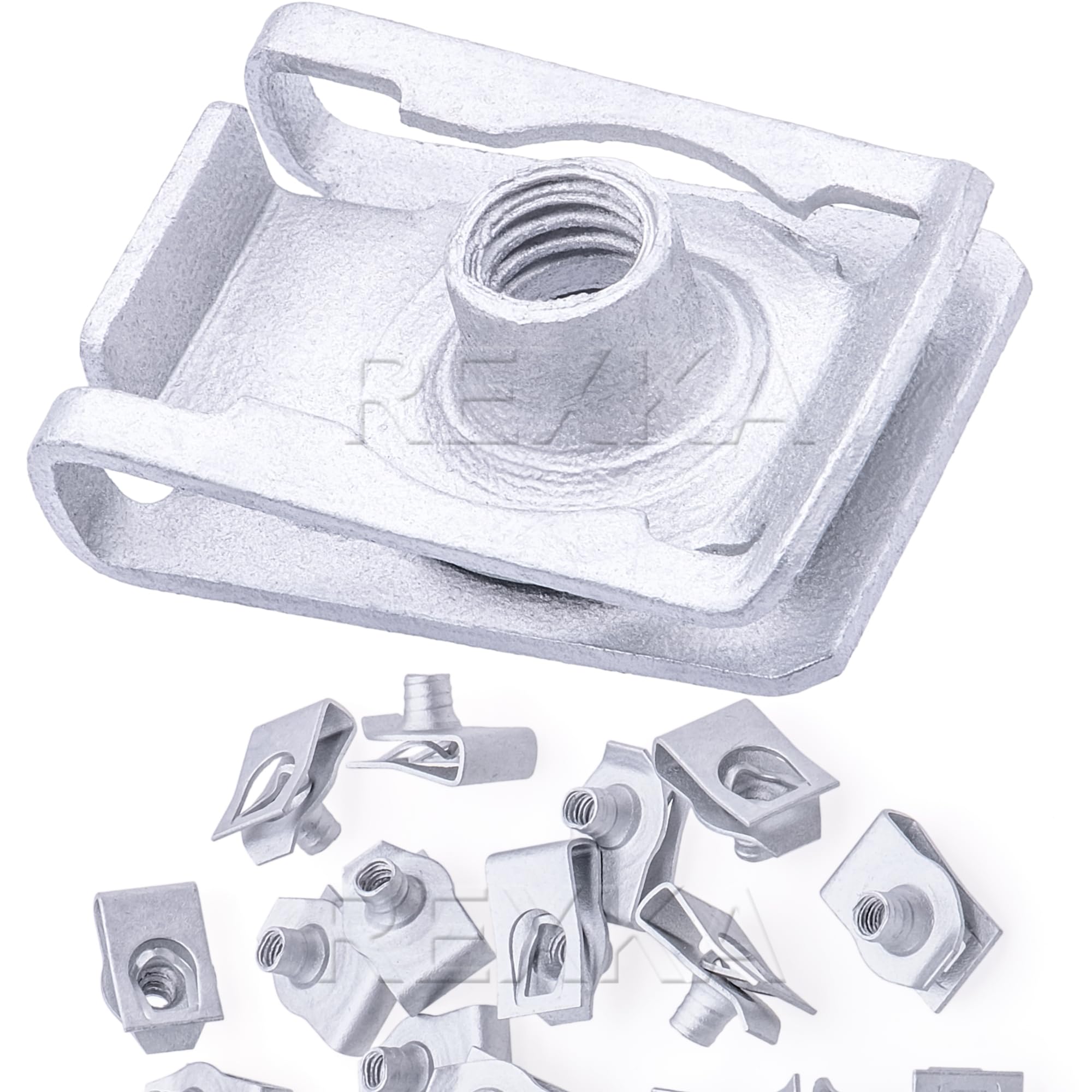 Amazon.com: Rexka 20pcs M6-1.0 Metric Extruded U-Type Nuts