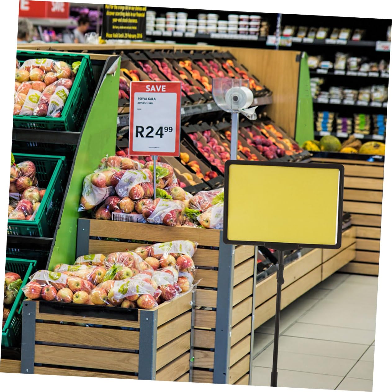 2stücke Preisschildhalter Aus Kunststoff Für Supermarkt Warenzeichen Display Schnell Aufzubauen Platzsparend Verschleißfest Zum Präsentieren Von Plakaten Und Schildern
