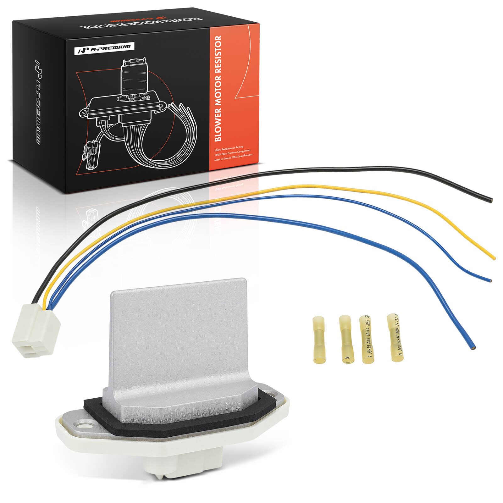 A-Premium Front HVAC Blower Motor Resistor Compatible with Acura Models