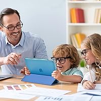 Vista 3 de ProCase Funda para iPad de 9ª/8ª/7ª generación de 10.2 pulgadas (versión 2021/2020/2019), funda 10.2 iPad de 9ª/8ª/7ª generación, funda inteligente