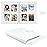 2x3 Photo Album, Refillable PU Leather A5 Photo Binder with Adjustable Pages, 200 Pockets for Fujifilm Instax Mini 12 11 9 40 99 90 8 7 Evo LiPlay, Polaroid Snap PIC-300 Z2300 Instant Cameras (White)