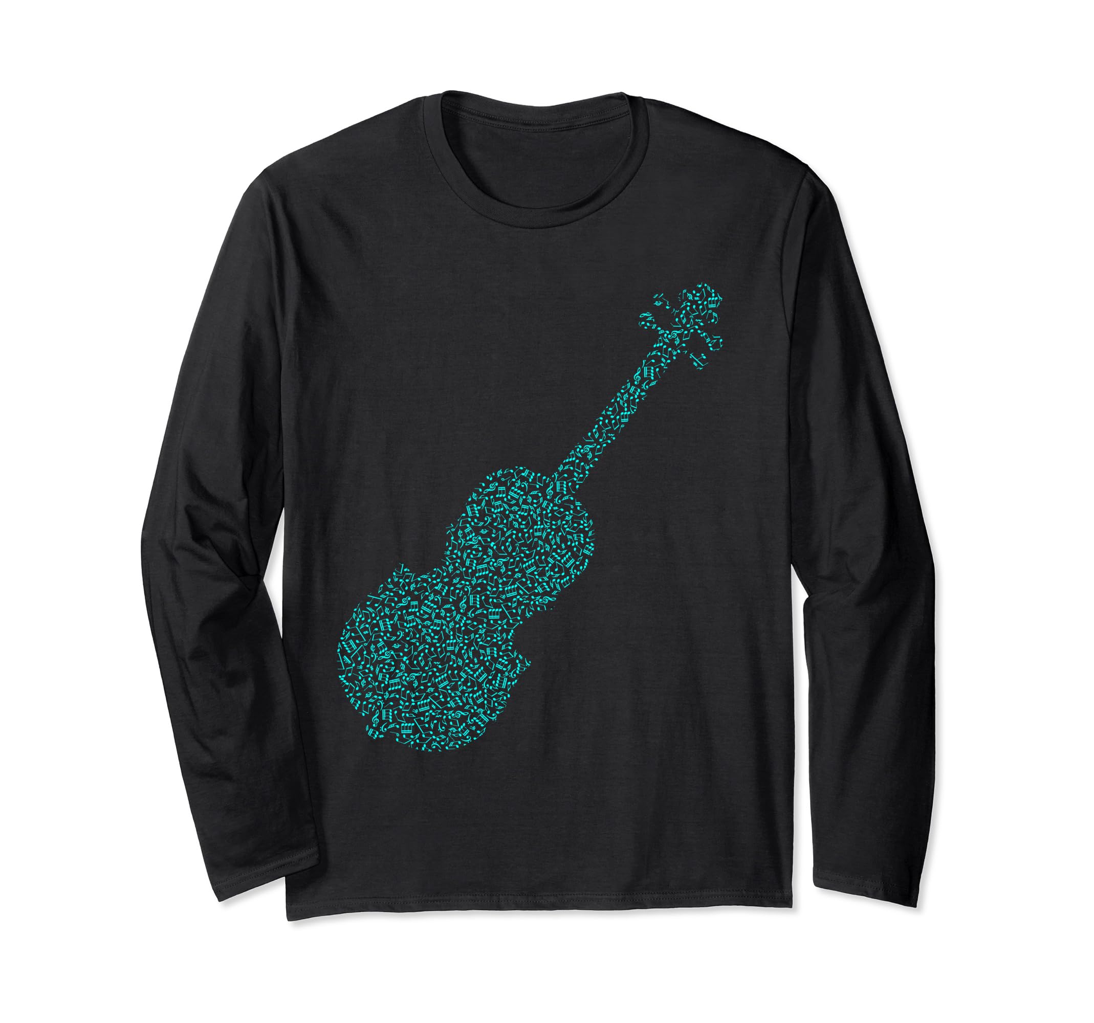 Violinist Violin Player Long Sleeve T-Shirt, Black