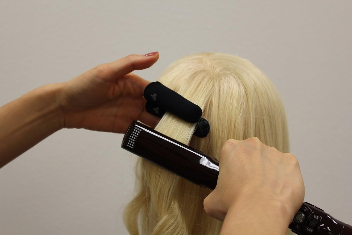 Jatai Heat Shield - Thermal Finger Protection Guards for Curling and Flat Irons, Wands, Blow Dryers - 2pc (Thumb & Finger)
