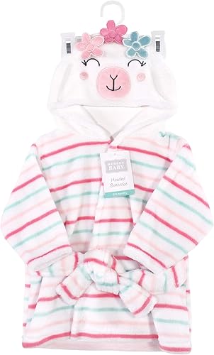 Miniatura 2 de Hudson Baby - Bata de baño unisex de peluche con cara de animal para bebé