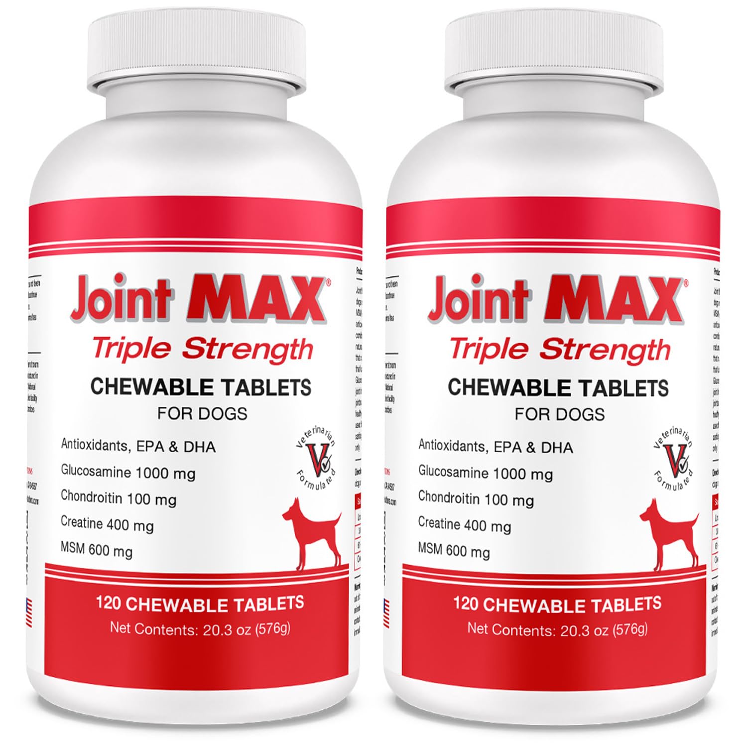 PHS Triple Strength (TS) Chewable Tablets for Dogs - 2-Pack - 240 Tablets