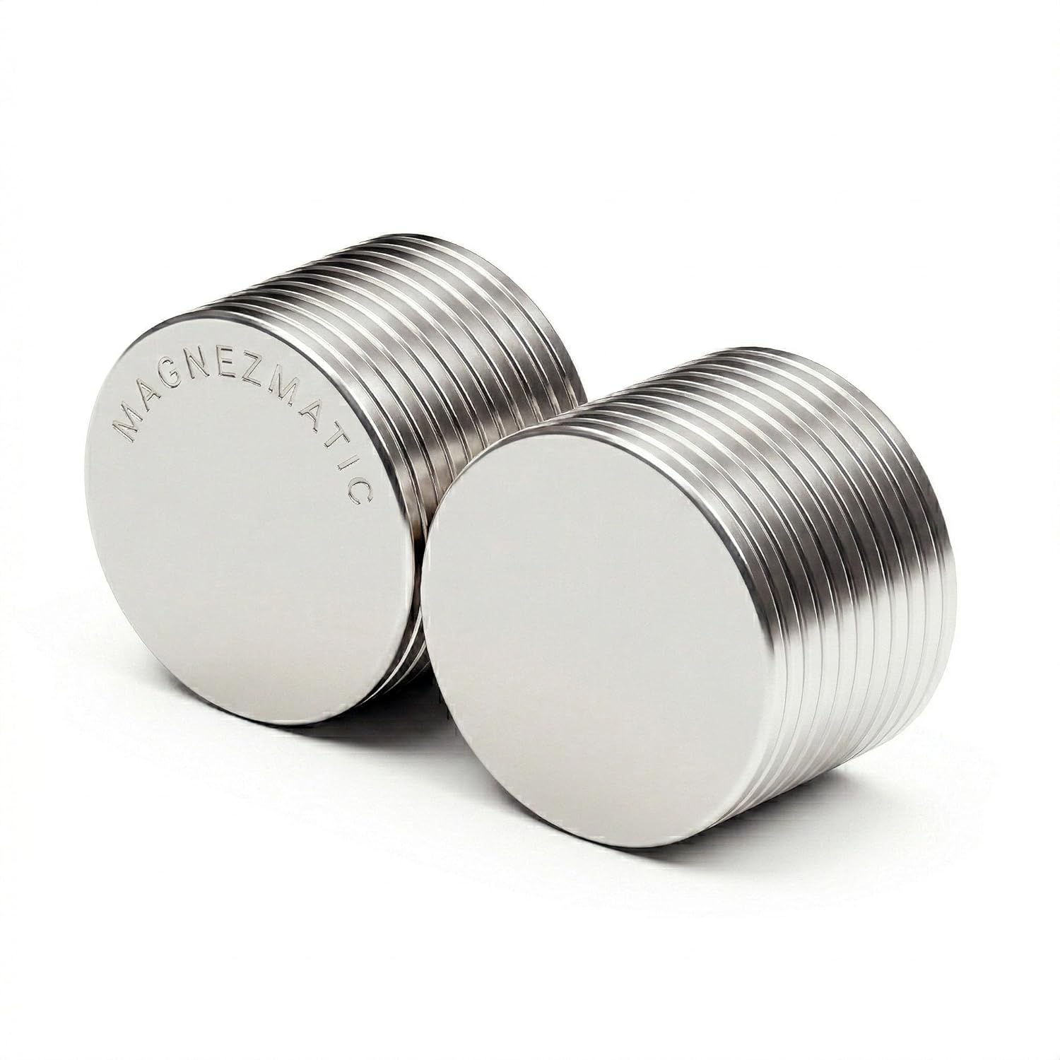 Thin Neodymium Disc Magnets 20x1mm (3/4 x 1/32 inch) N48 - Rare Earth Round Flat Magnet for Crafts, Resin Projects, DIY Closures & Organization (32 Pack)