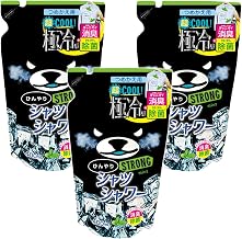 Cool Shirt Shower, Strong Mint, 13.5 fl oz (400 ml), Refill (Cooling Spray for Clothes, Strong Type, Cooling Shirt, Menthol, Cooling, Deodorizing, Cool Feel, Mint Spray, Toiwa Shokai Refill, Set of 3