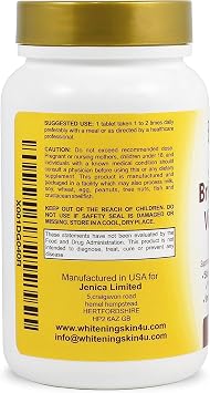 Vitamin C Complex 1000 mg Tablets for Skin Lightening Brightening Antioxidant with Rose Hips and Bioflavinoids Immune Support Supplement Healthy Aging Builds Energy and Overall Well Being
