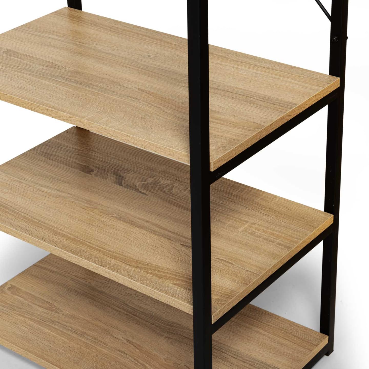 IDMarket - Dressing modulable double penderie étagère L. 180 cm DETROIT design industriel