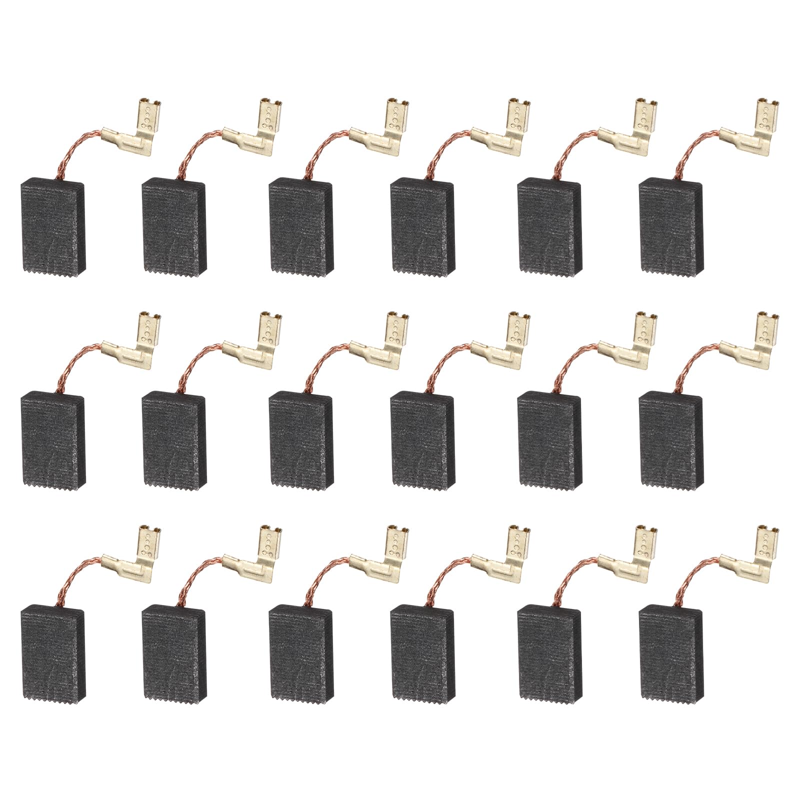 sourcing map 20 Pack CB325 Carbon Brushes Set Replaces 16x11x5mm for Most Power Tools Electric Hammer Drill Motor Circular Saws Replacement Part