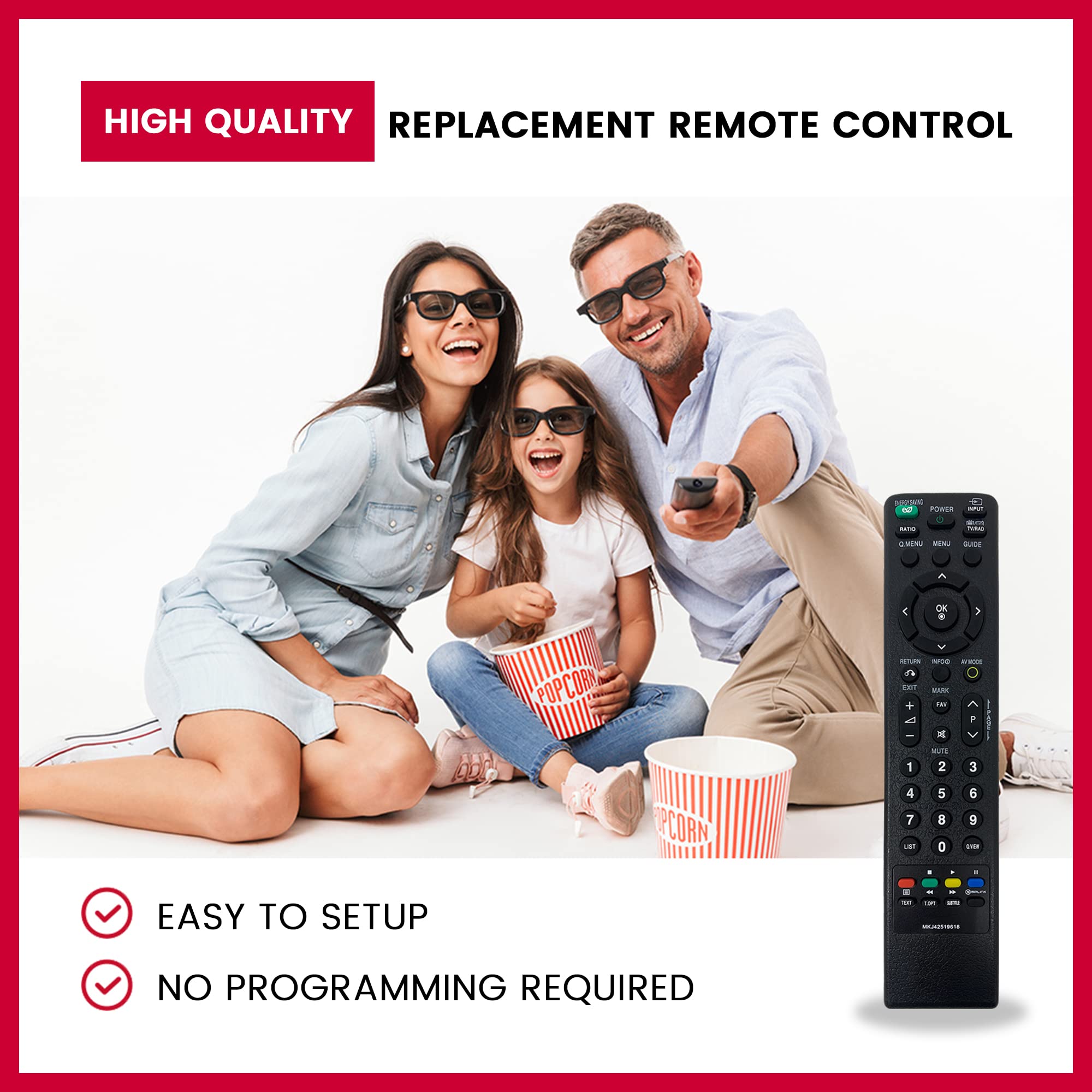 Télécommande Neuf Pour LG 26LC55 / 26LC7D Et Autres Modèles - Remplacement Universel