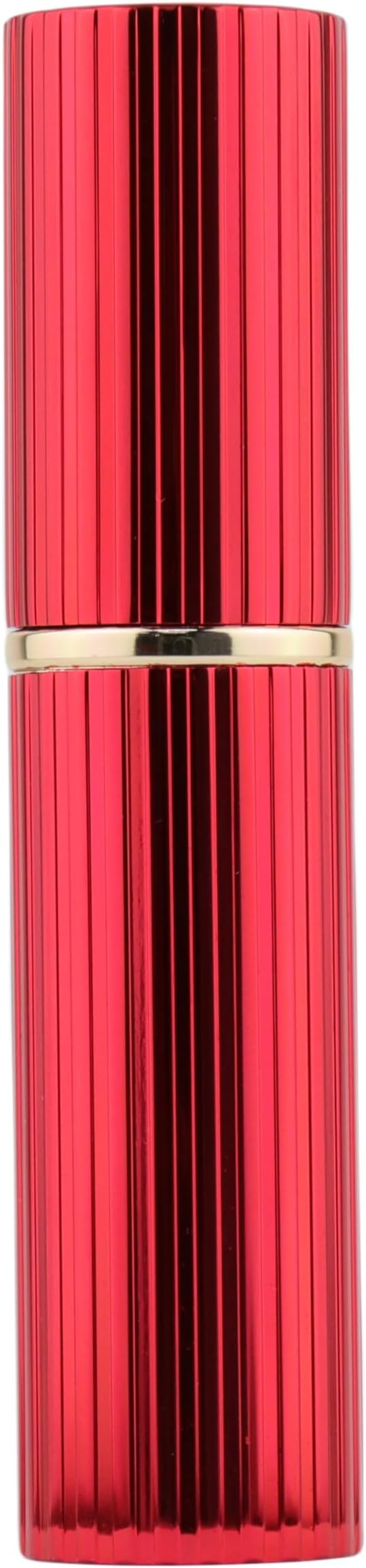 Refillable Perfume Bottle Atomizer for Travel, Portable Easy Refillable Perfume Spray Pump Bottle for Men and Women with 5ml Pocket Size (red)
