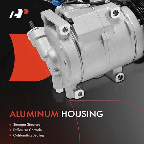 Miniatura 3 de A-Premium Compresor de aire acondicionado con embrague compatible con modelos John Deere, polea de 8 ranuras, reemplaza # CO 29222C, RE284680