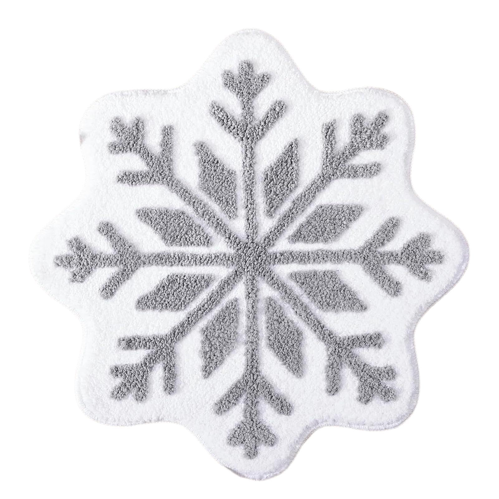 Tapis rond de Noël pour le salon résistant et doux qui résout les sols froids